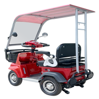 Mini Auto Eléctrico S5 de Fábrica China para Adultos con Techo, 60V 800W, Monoplaza, Scooter de Ocio, Vehículo de Movilidad de Largo Alcance