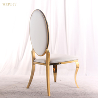 Chaises en acier inoxydable pour mariage marocain, table et chaises pour réception de mariage