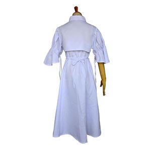 Disfraz de Cosplay de Yosuga No Sora Kasugano Sora, Vestido Blanco de Algodón y Poliéster para Mujer, Disfraz de Anime para Uso en Escenario - Product Image 4