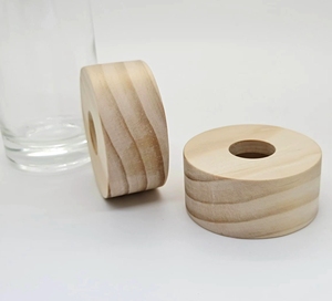 Tapa de Madera Sólida Cuadrada con Tuerca Metálica para Botella de Perfume de Vidrio, con Logotipo Personalizado de Marca OEM, Suministro de Fábrica - Product Image 6