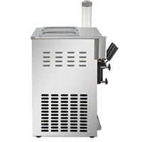 SIHAO-168 Machine à glaces molles 3 saveurs 18L/H avec écran LCD, machine à yaourt glacé, état neuf pour le lait