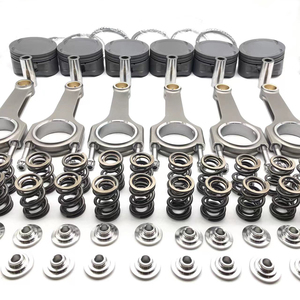 <span class=keywords><strong>M104</strong></span> Forged מזויף חיבור מוטות כפולה שסתום אביב טיטניום ערכת מקדמה עבור מרצדס בנץ <span class=keywords><strong>M104</strong></span> 3.2L 90.05mm 143mm - Product Image 2