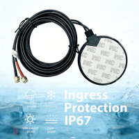 Antenne combinée GNSS MIMO personnalisable, résistante aux intempéries IP67, à montage adhésif, profil bas, IoT GPS L1 LoRa 868 MHz 915 MHz 2 en 1