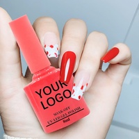 Vernis Gel UV Rose Vif Designer Français Non Toxique Écologique Haute Brillance à Séchage Rapide pour Nail Art Personnalisé – Offre Spéciale