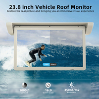 Pantallas de Entretenimiento Multimedia para Techo de Auto de 24 Pulgadas HD, Plegables, para Autobús o Tren, Venta al Por Mayor a Bajo Precio, ODM OEM