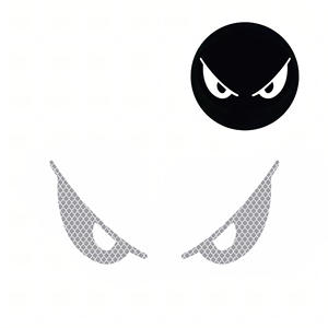 Autocollants réfléchissants en forme d'œil du diable, imperméables et résistants aux UV, adaptés aux voitures, motos et vélos - Product Image 6