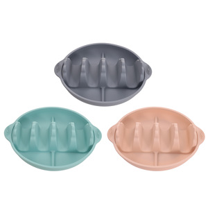 Factory Direct Supply Durable 1.5mm Steel Sheet <b>Silicone</b> Modern Simplicity Tortilla Tray Rack Creative Partition Non-Slip Design - Product Image 5