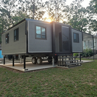 Maison préfabriquée mobile légère standard Maisons extensibles de conteneur de construction rapide pour la chambre à coucher