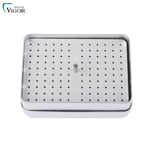 Soporte para Fresas Dentales, 120 Orificios, Caja Esterilizadora de Aluminio Autoclavable para Limas Endodónticas y Herramientas de Cuidado Bucal - Product Image 4