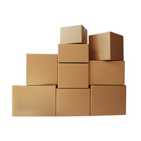 LOW MOQ Recycelbare braune Well pappkartons Hochfeste kunden spezifische Papier verpackung Versand kartons