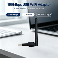 IFA01 Adaptateur Wi-Fi USB Mini Sans Fil 150 Mbps avec Chipset MTK7601 pour Ordinateur Portable Utilisation Externe 2.4GHz En Stock