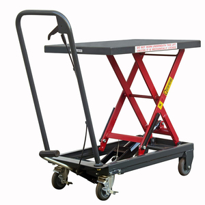 Mini chariot de <span class=keywords><strong>table</strong></span> élévatrice à ciseaux hydrauliques 4M Plate-forme mobile manuelle de tables élévatrices - Product Image 6