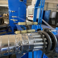 HVAC PVC PET aluminium Flex fil ondulé conduit d'air renforcé formant la machine pour Kit de connecteur de cheminée