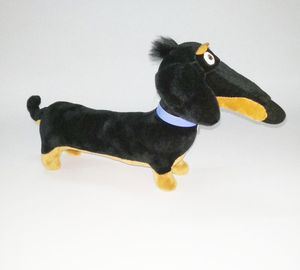 Peluche cane 18*10 roba peluche bambino giocattolo nero vacanza regalo di compleanno cane bassotto - Product Image 5