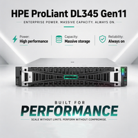 Server HPE ProLiant DL345 Gen11 Asli Original, Skalabel, Prosesor Tunggal, 4 GPU