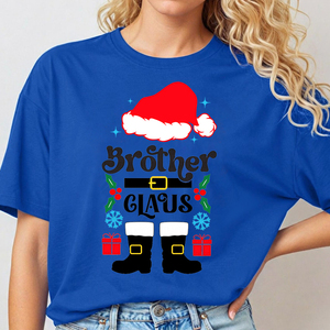 เสื้อยืดพิมพ์ลาย DTF Merry Christmas Brother Transfer รีดติดเสื้อ - Product Image 3