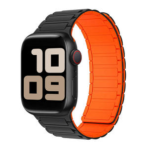 สายนาฬิกาซิลิโคนขายส่งสำหรับ Apple Watch S10 11 46 มม. Ultra 49 มม. SE 44 มม. 42 มม. สายรัดข้อมือแบบแม่เหล็กสำหรับเล่นกีฬา - Product Image 6