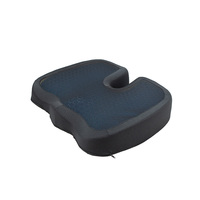Coussin de siège de chaise de bureau en gel rafraîchissant anti-pression en nid d'abeille OEM, mousse à mémoire de forme orthopédique antibactérienne pour longues sessions assises