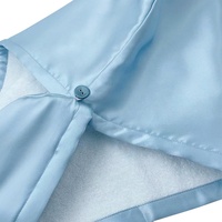 Serviette de bain turban double couche en soie de mûrier et de bambou pour le séchage des cheveux en microfibre