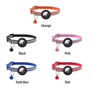 <span class=keywords><strong>Collar</strong></span> Reflectante Antipérdida para Gatos para Caminar de Noche con Soporte de Silicona Impermeable para AirTag, <span class=keywords><strong>Collar</strong></span> de Seguridad para Gatos - Product Image 5