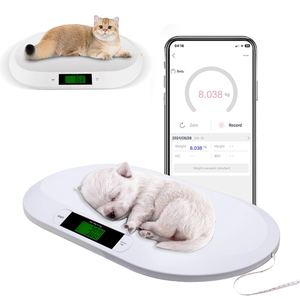 Abs Plastic <strong>Scale</strong> Surface <strong>Wifi</strong> App Connection Infant Digital Body <strong>Scale</strong> for Baby Weight Measurement 0.1g Accuracy Glass Material - Product Image 2