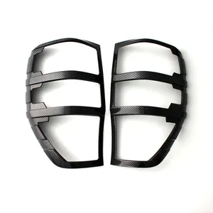 Rivestimento della copertura del fanale posteriore in fibra di carbonio per <span class=keywords><strong>ford</strong></span> <span class=keywords><strong>Ranger</strong></span> T7 T8 2018 2019 2020 <span class=keywords><strong>accessori</strong></span> per bagagliaio <span class=keywords><strong>4x4</strong></span> - Product Image 1