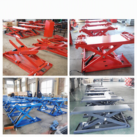 Plateforme élévatrice hydraulique à ciseaux à double vérin de 3000 kg avec plateforme extensible pour usage professionnel