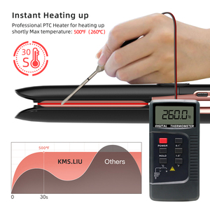Ionic <strong>Hair</strong> <strong>Straightener</strong> Curler Keratin Treatment <strong>Hair</strong> Flat Irons for Frizzy <strong>Hair</strong> Recovers Damage Straightening Iron - Product Image 5