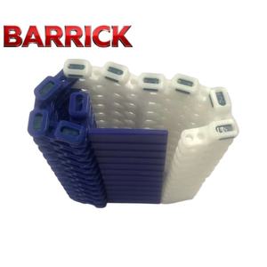 Barrick Bande transporteuse modulaire à mailles courbes avec patins à crochet, qualité alimentaire, antidérapante, pour levage - Product Image 6