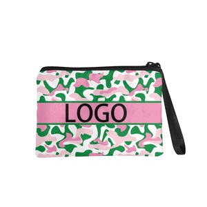 Portamonete in Poliestere di Alta Qualità, Borsa da Viaggio Riutilizzabile Personalizzata per Trucco e Monete con Catena - Product Image 1
