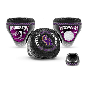 Champion Ring Alloy Fan Anillo de edición conmemorativa, regalo para fanáticos. - Product Image 3