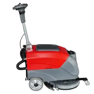 Endüstriyel yeni tasarım kırmızı renk sert zemin scrubber zemin çamaşır makinesi