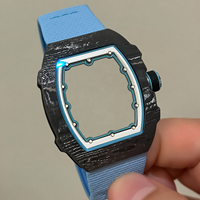 Livraison rapide de montres automatiques de haute qualité avec un boîtier en fibre de carbone ultra-fin de 7,8 mm pour les montres de sport pour hommes en plein air