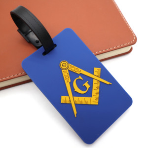 Etiqueta de Equipaje de PVC Azul Real Zeta Finer 1920 2020, Etiqueta de Equipaje Personalizada de la Hermandad Griega con Logotipo - Product Image 4