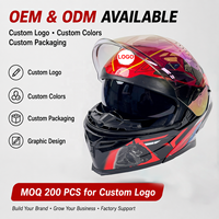 Casque de moto rabattable, coque ABS homologuée DOT, taille S-XXL, motocross toutes saisons pour les motards adultes avec lentille anti-buée