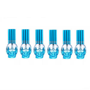 HBC Cosmetic <strong>Bottle</strong> 8ML <strong>Glass</strong> Empty Colorful <strong>Skull</strong> <strong>Glass</strong> Spray Perfume <strong>Bottles</strong> Mini Travel <strong>Bottle</strong> - Product Image 2