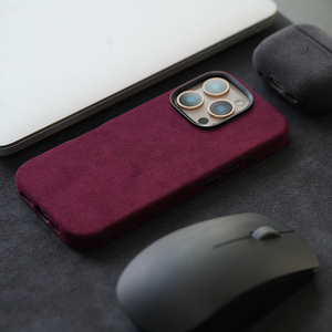 Vente chaude Produits En Cuir Artificiel Téléphone étui pour <span class=keywords><strong>Alcantara</strong></span> pour <span class=keywords><strong>iPhone</strong></span> 16 15 <span class=keywords><strong>14</strong></span> 13 12 <span class=keywords><strong>Pro</strong></span> Max Antichoc Couverture Magnétique - Product Image 4