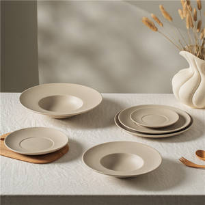 Vajilla de cerámica con diseño esmerilado mate para postres, <span class=keywords><strong>tapas</strong></span>, aperitivos, platos de presentación, platos de cerámica para la cena, para bodas - Product Image 3