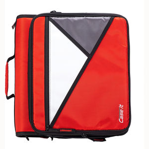 Case-it Classeur universel à fermeture éclair de qualité supérieure avec joints toriques de 2 pouces et pochette rembourrée pouvant contenir jusqu'à 13 pouces d'ordinateur portable - Product Image 1