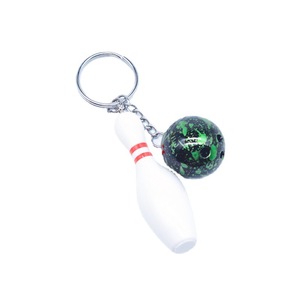 Gantungan kunci bola Bowling Mini untuk tas dan mobil, hadiah cincin kunci baru yang menyenangkan untuk pecinta olahraga dan hadiah promosi - Product Image 3