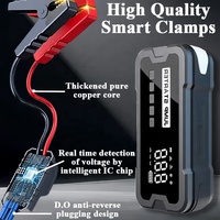 Starter Jump mobil 4 in 1 multifungsi, dengan kompresor udara 150PSI nirkabel catu daya darurat penguat baterai dengan Power Bank