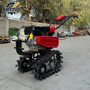 Máquina Cultivadora Multiusos de 8hp con Motor Diésel, Cultivadora Rotativa Montada sobre Orugas para Agricultura, para Cavar Zanjas, Hacer Surcos y Arar - Product Image 1