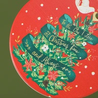 Ébauches de sublimation ornements de boule en céramique nouvel ornement de Noël avec trou pour la décoration créative de la maison pour le mariage de Diwali