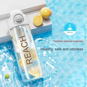 2024 OEM/ODM gran capacidad 600ml botella de agua sin BPA una llave tapa abierta a prueba de fugas taza de deportes al aire libre - Product Image 2