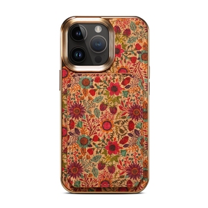เคสโทรศัพท์สำหรับ iPhone 16 Promax เคสฝาหลังลายดอกไม้วัสดุผิวไม้สำหรับ iPhone 16/15 Pro/ 14/13 Proแมกซ์ - Product Image 4