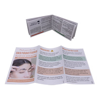 Brochure en papier pliable personnalisée, manuel d'utilisation du produit, dépliant pour l'impression de matériel promotionnel