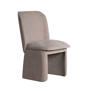 Canapé-lit moderne en bouclette incurvée avec <span class=keywords><strong>housse</strong></span> amovible pour café, hall d'entrée - Product Image 4