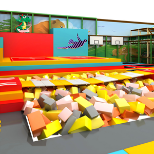 Jungle Theme Commercial <b>Indoor</b> Playground-Kids Amusement Equipment with <b>Slides</b> Trampolines & Tree House AOLEAO TQB-170 - Product Image 2