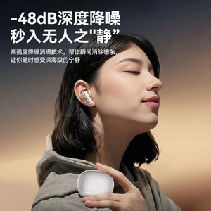 Tws Earphones Noise Cancelling <b>Bluetooth</b> In Ear <b>With</b> Enc <b>Mic</b> Touch Control Type C Charging High Quality Sound For Sports - Product Image 4