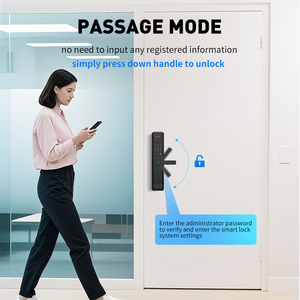 Porta anteriore Tuya APP APP Camera Smart Lock senza chiave con accesso remoto sblocco intelligente <span class=keywords><strong>serratura</strong></span> porta porta intelligente - Product Image 4